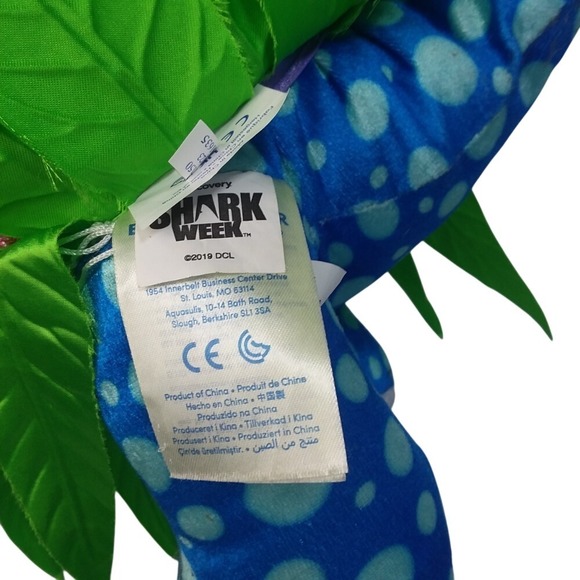 Build-A-Bear Shark Week Plush Hula Outfit Stuffed Animal Toy Blue BAB‎ - Picture 7 of 15